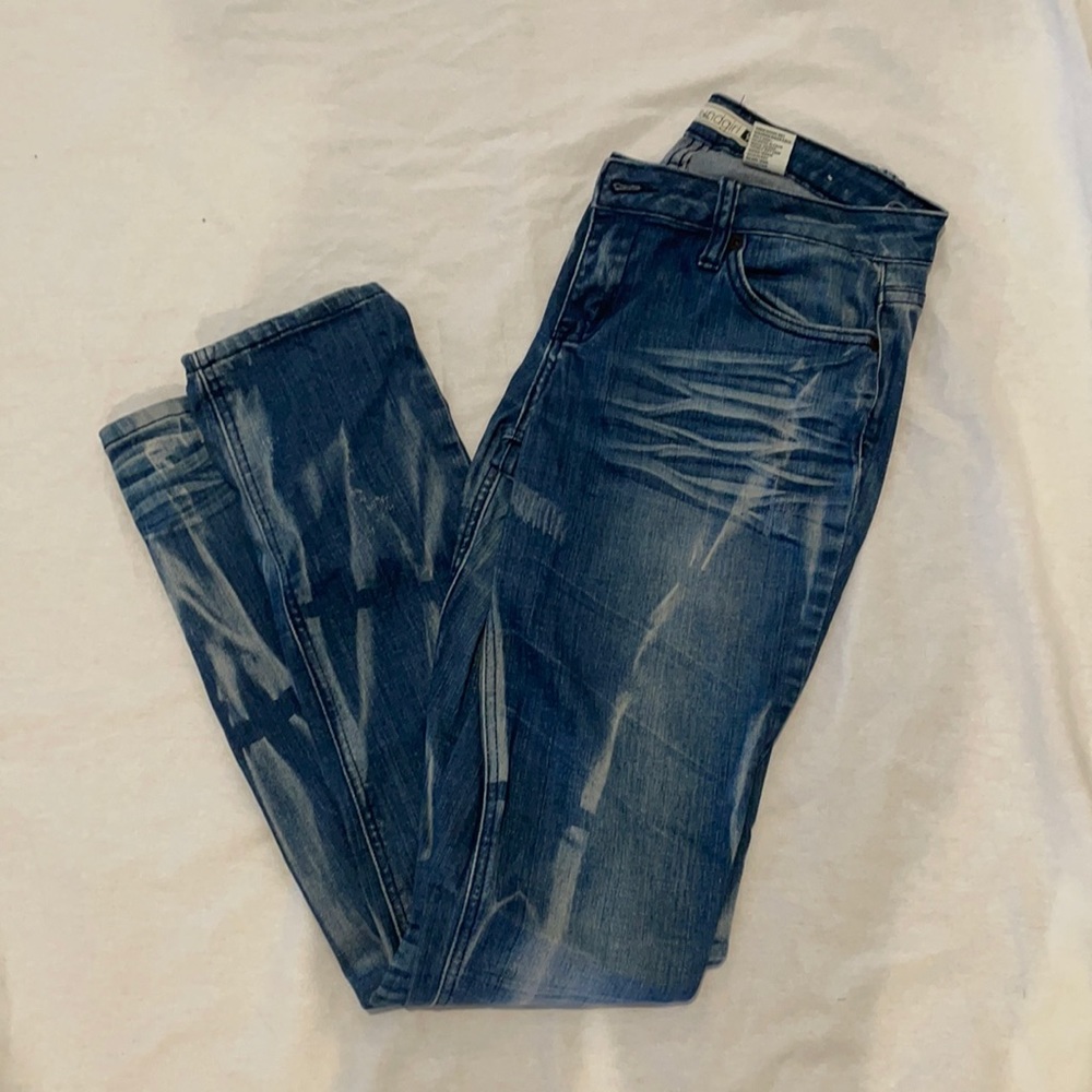 Soundgirl Distressed Skinny Jeans Medium Waist